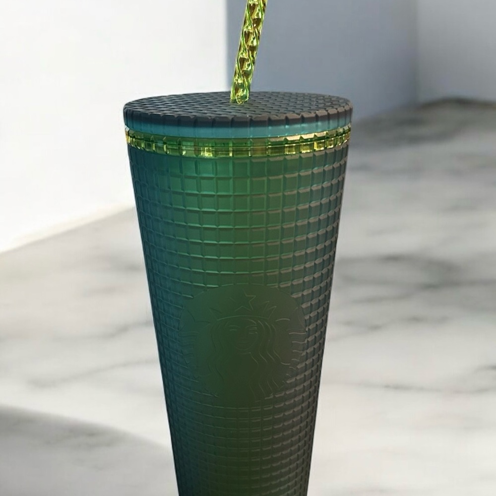 Starbucks Green Tumbler with Straw
